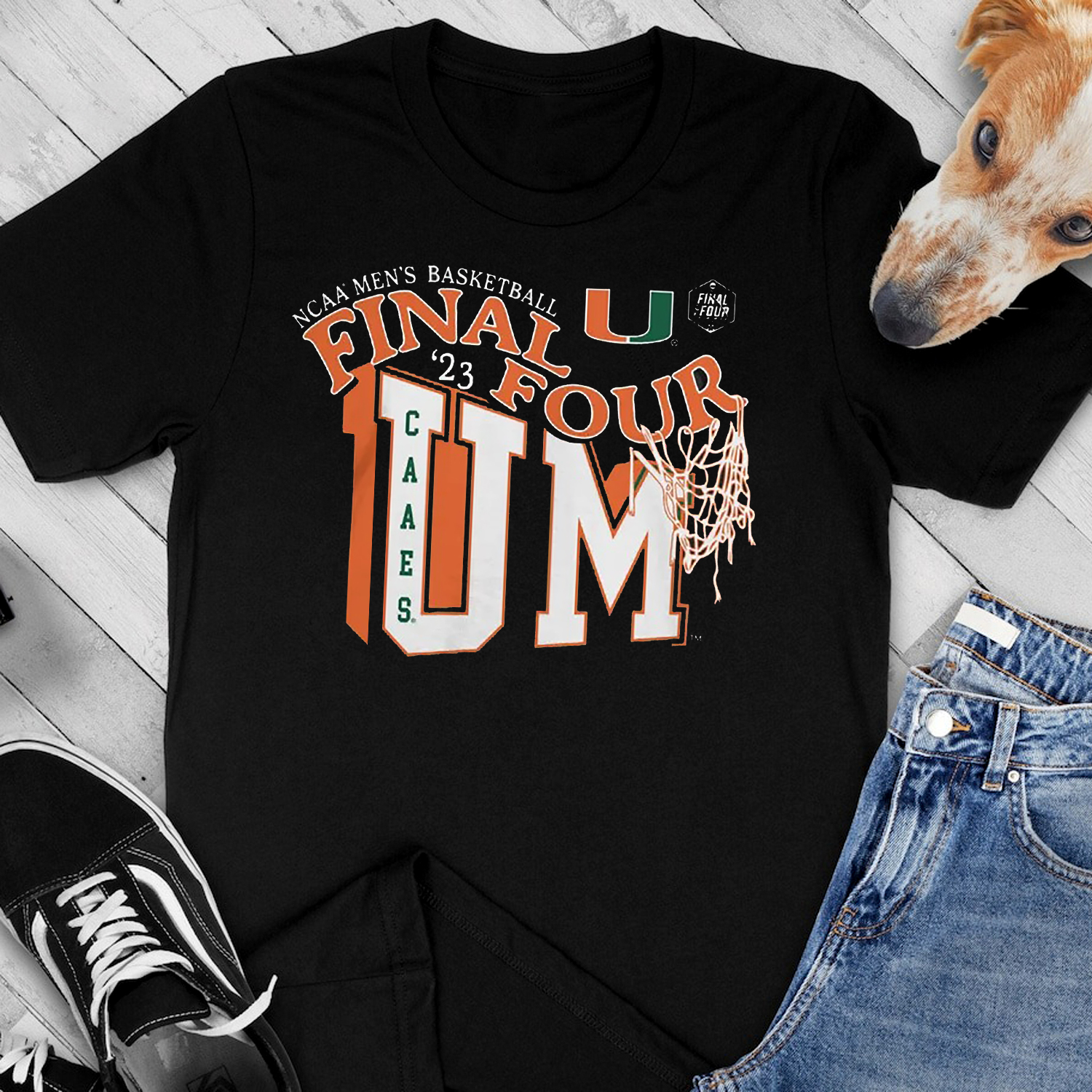 Miami Hurricanes Final Four T-Shirt - 2023 NCAA Men's Basketball Tournament Fanatics