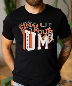 Miami Hurricanes Final Four T-Shirt - 2023 NCAA Men's Basketball Tournament Fanatics