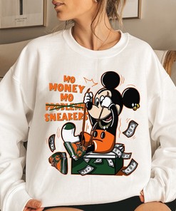 Miami Hurricanes Mickey Mo Money Sneakers T-Shirt - Football Fanatics
