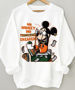 Miami Hurricanes Mickey Mo Money Sneakers T-Shirt - Football Fanatics