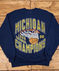 Michigan Wolverines Muscle Shirt - Vintage Style Champs Tee for NCAA Fans