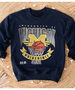 Michigan Wolverines NCAA T-Shirt - Off the Rim Tee for Fans
