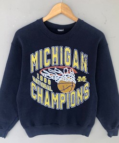 Michigan Wolverines NCAA T-Shirt - Vintage Style Champs Tee for Fans