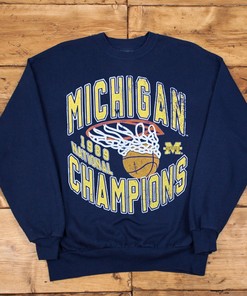 Michigan Wolverines NCAA T-Shirt - Vintage Style Champs Tee for Fans