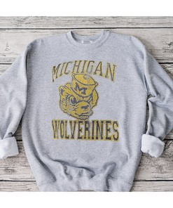 Michigan Wolverines Retro Shirt Sweatshirt Hoodie Perfect for Fans