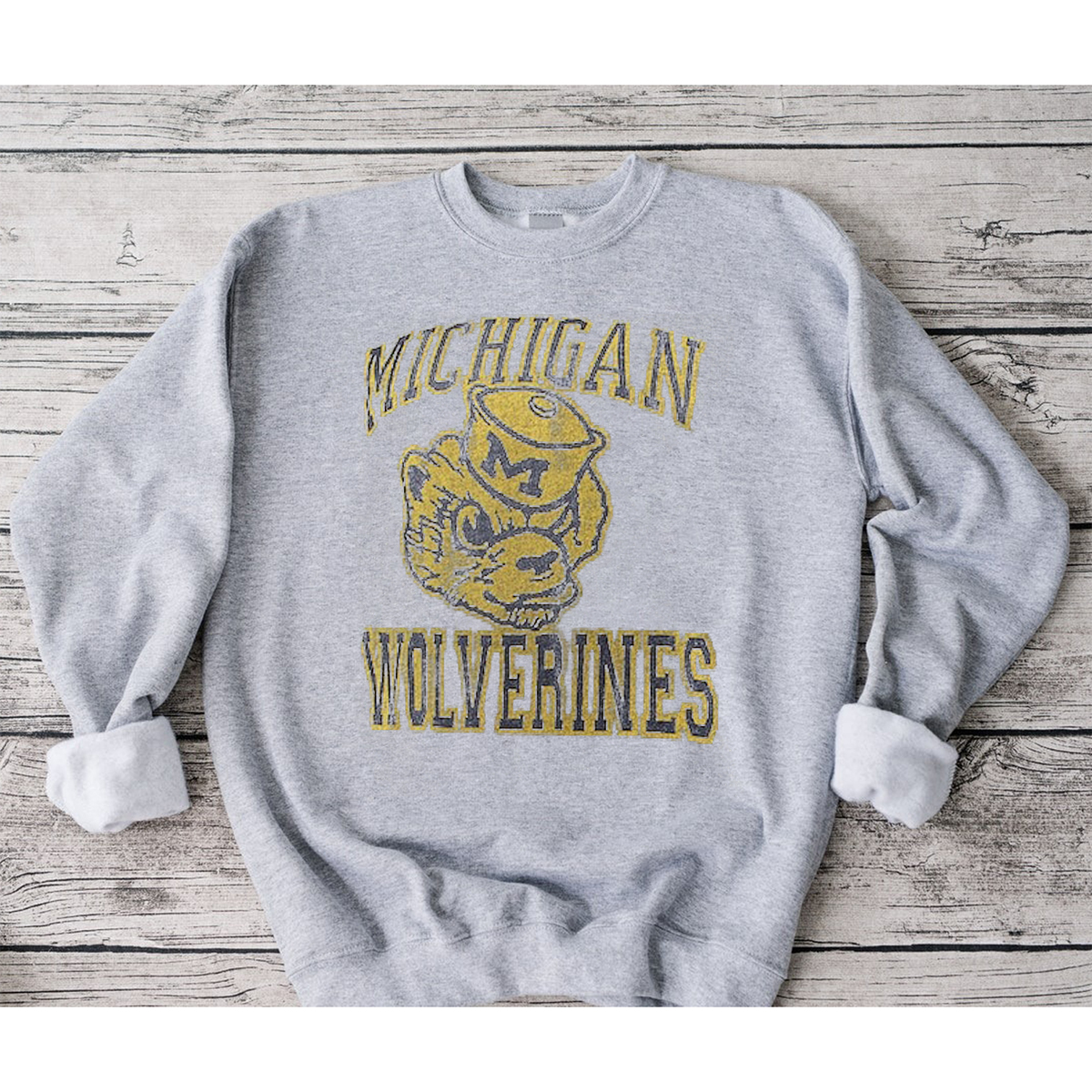 Michigan Wolverines Retro Shirt Sweatshirt Hoodie Perfect for Fans