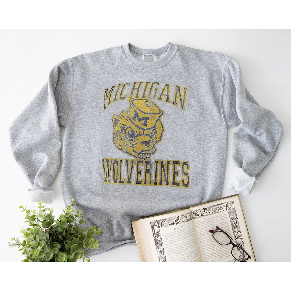 Michigan Wolverines Retro Shirt Sweatshirt Hoodie Perfect for Fans