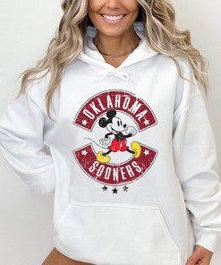 Mickey Mouse Ou Sooner Tee - NCAA Tee for Fans