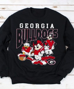 Mickey Mouse and Friends Georgia Bulldogs Tee - NCAA Apparel for Fans