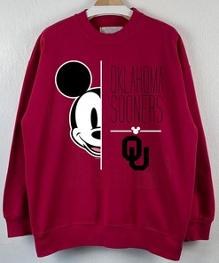 Mickey Ou Sooners Tee - NCAA Tee for Fans
