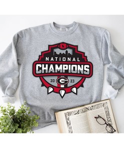 National Champions 2023 Georgia Bulldogs Tee - NCAA Apparel for Fans