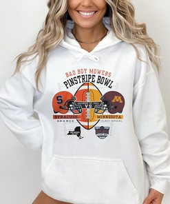 Ncaa Minnesota Golden Gophers Vs Syracuse Orange Bad Boy Mowers Pinstripe Bowl 2022 Fan Gift Hoodie, Sweatshirt