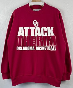 Ncaa Oklahoma Sooners Basketball Shirt - Attack The Rim Tee for Fans