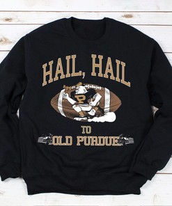 New Hail Purdue Vintage Style Martin Shirt with Fan Gift Design