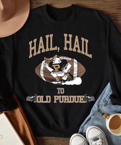 New Hail Purdue Vintage Style Martin Shirt with Fan Gift Design
