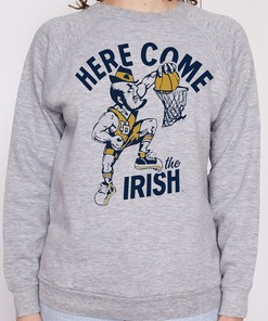 Notre Dame Dunking Leprechaun Basketball Tee - Gift for Fans