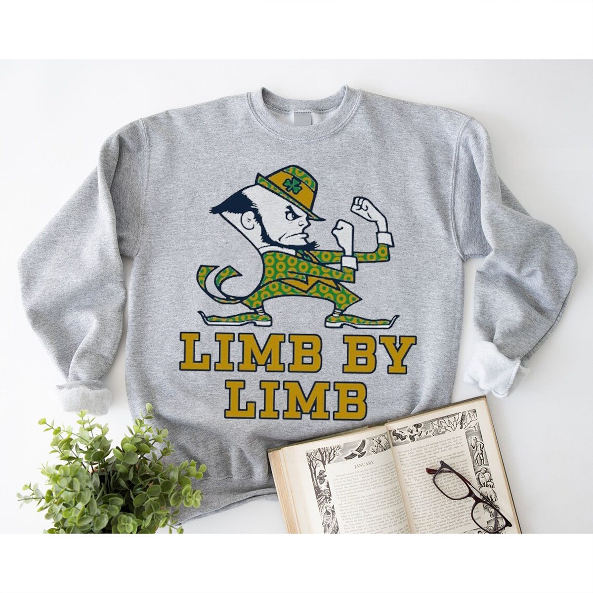 Notre Dame Limb by Limb Tee for Fans