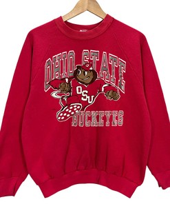 Ohio State Buckeyes Mens Vintage Crewneck Sweatshirt Hoodie for Fans