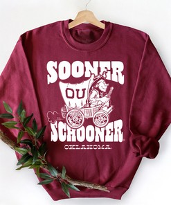 Oklahoma Sooner Schooner Cartoon T-Shirt - NCAA Tee for Fans