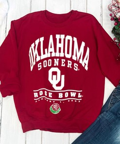 Oklahoma Sooners Vintage Y2K T-Shirt - 2003 Rose Bowl Football Tee for Fans