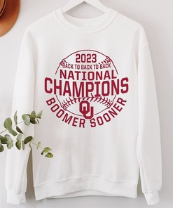 Oklahoma Sooners Women's Softball T-Shirt - Three-Peat College World Series Champions Tee for Fans