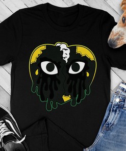 Oregon Ducks 5s Match Tee - Crying Heart Green Shirt