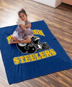 Pittsburgh Steelers Football Blanket for Baby, for Family