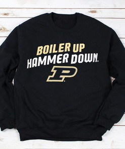 Purdue Boiler Up with Motion P Fan Gift T Shirt