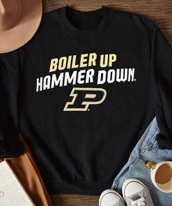 Purdue Boiler Up with Motion P Fan Gift T Shirt