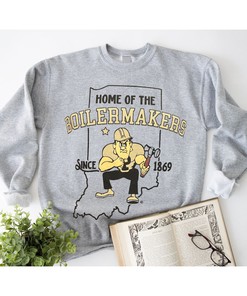 Purdue Pete State Outline T-Shirt with Fan Gift Option