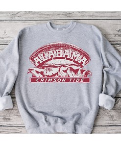 Retro Crimson Tide T-Shirt For Fans