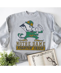 Retro Notre Dame Fighting Irish Leprechaun Tee