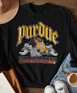 Retro Purdue Boilermakers Basketball Sweatshirt