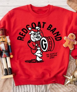 Retro Redcoat Marching Band Georgie Bulldogs T-Shirt - NCAA Apparel for Fans