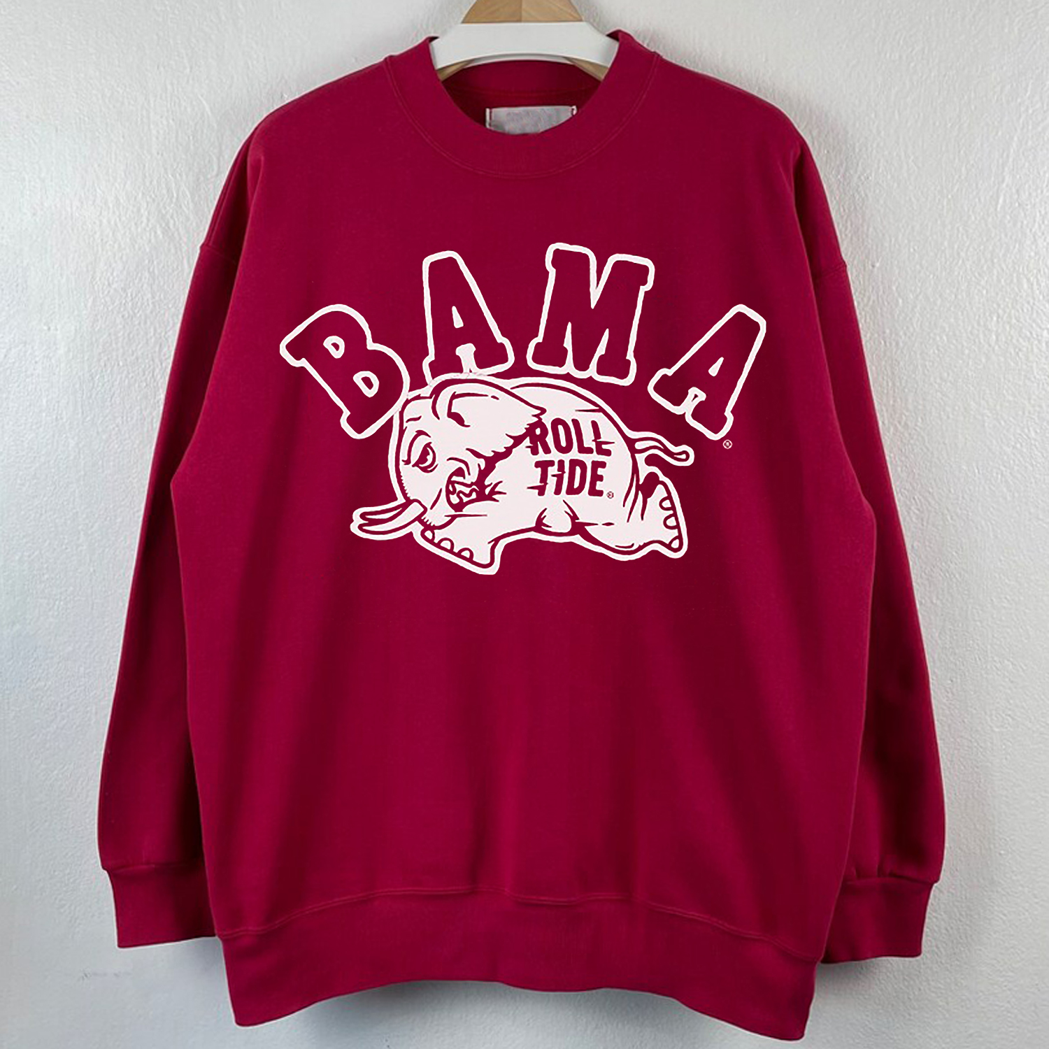 Retro Roll Tide Crewneck For The Crimson Tide Fans
