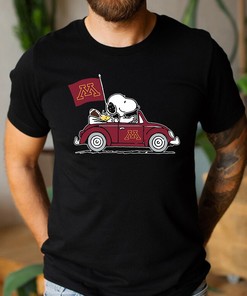 Snoopy and Woodstock Ride The Minnesota Golden Gophers Car Ncaa Fan Gift T-Shirt, Hoodie, Sweatshirt