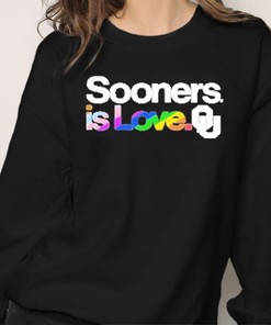 Sooners Is Love Pride Oklahoma Sooners T-Shirt - NCAA Tee for Fans
