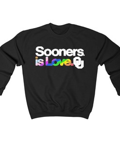 Sooners Is Love Pride Oklahoma Sooners T-Shirt - NCAA Tee for Fans