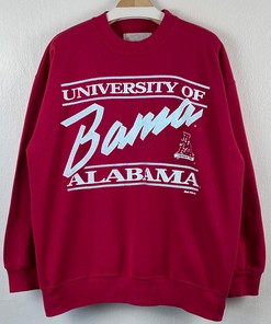 Stay Classic with Vintage 90s NCAA Alabama University ORIGINAL Crewneck Sweatshirt