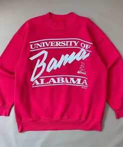 Stay Classic with Vintage 90s NCAA Alabama University ORIGINAL Crewneck Sweatshirt