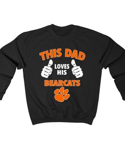 This Dad Loves His Clemson Tigers NCAA T-Shirt Hoodie Sweatshirt Full Size for Fans Gift
