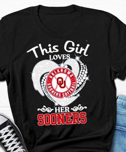 This Girl Loves Oklahoma Sooners Softball T-Shirt - Perfect Gift for Fans