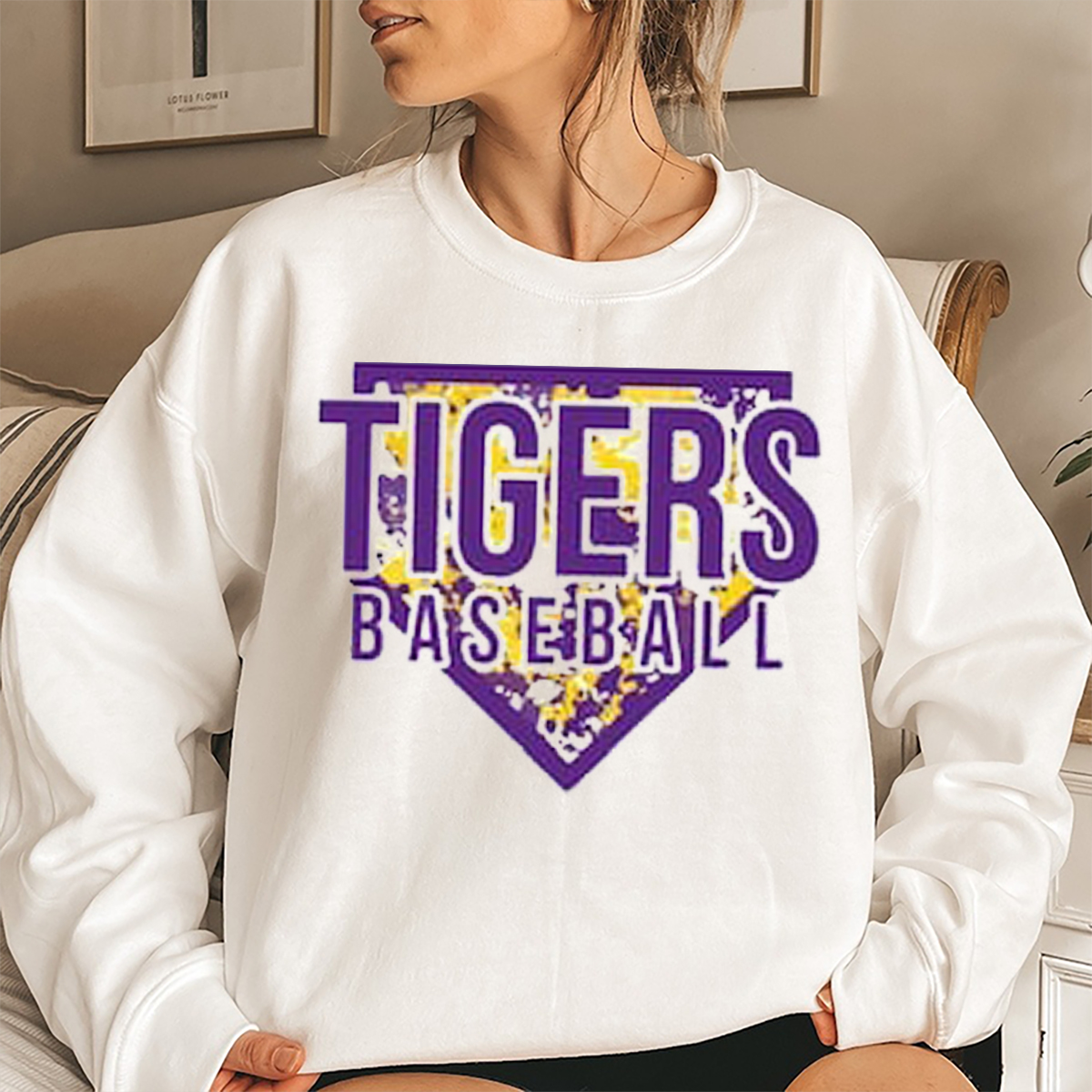 Tigers Baseball Shirt Sweatshirt Hoodie - Fan Gift
