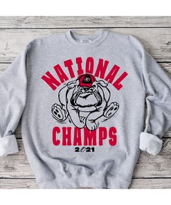 UGA 2021 National Champs Tee - NCAA Apparel for Fans
