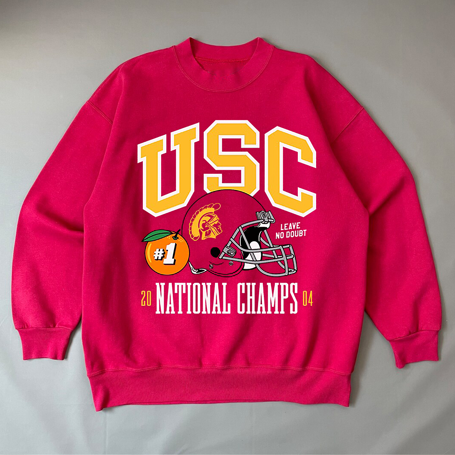 USC 2004 Retro National Champs Tee Shirt - Trojans Fan Gift