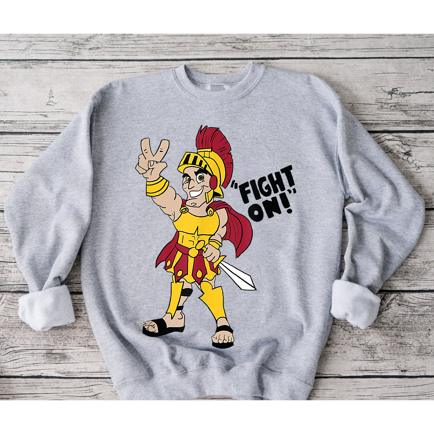 USC Tommy's Fighting V Fight On T-Shirt - Football NCAA Sportswear