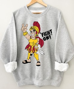 USC Tommy's Fighting V Fight On T-Shirt - Football NCAA Sportswear