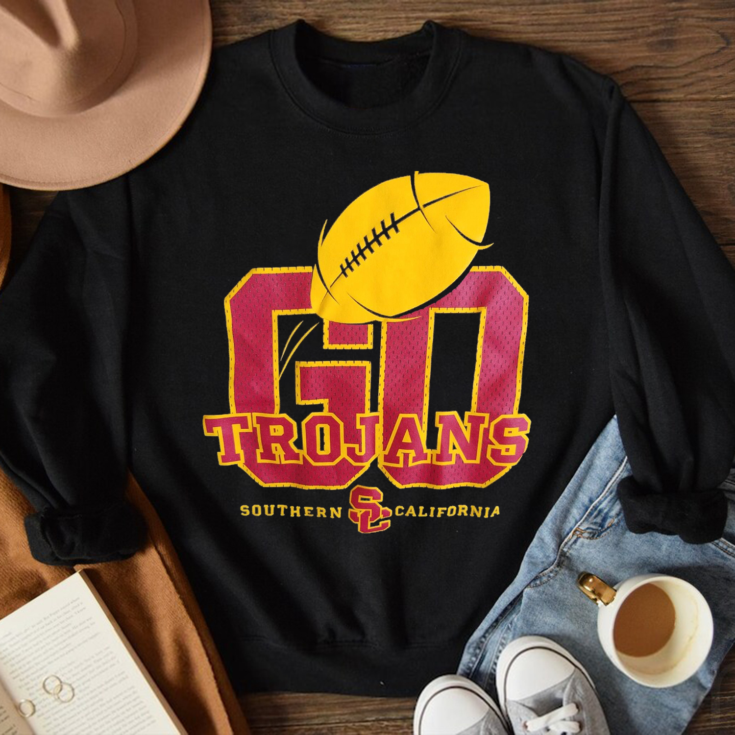 USC Trojans College Football T-Shirt - Southern California NCAA Fanatics