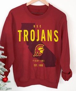 USC Trojans NCAA Crew Neck T-Shirt, USC Shirt