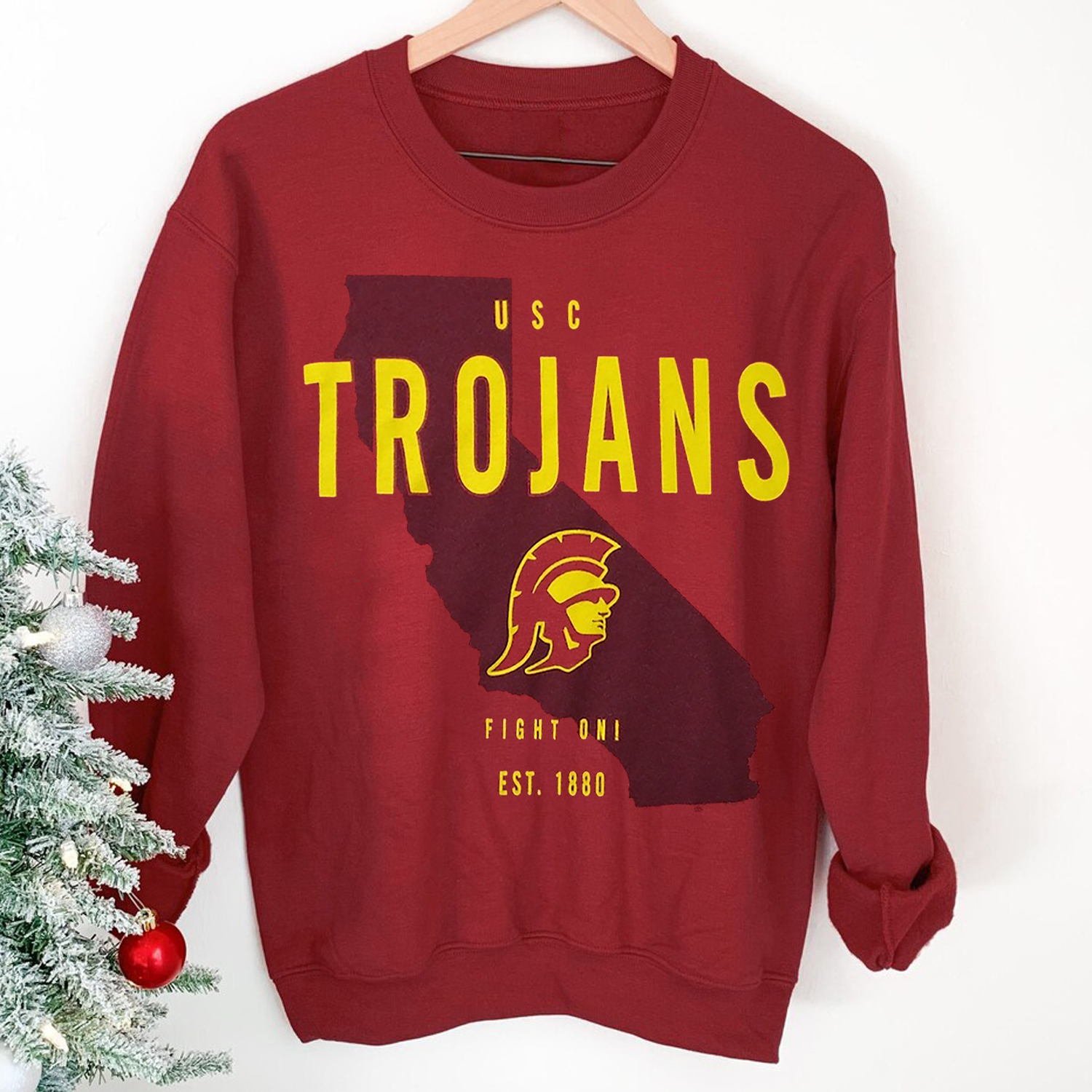 USC Trojans NCAA Crew Neck T-Shirt, USC Shirt